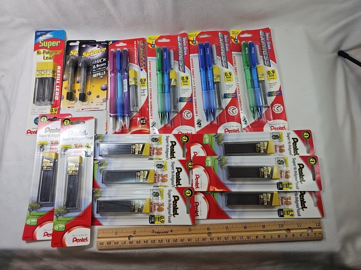 S & 17 Lead Packs 0.9mm Twist-erase Automat