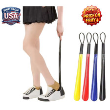 Extra Long Shoe Horn Durable Plastic Flexible Shoe Spoon for Elderly Pregnant