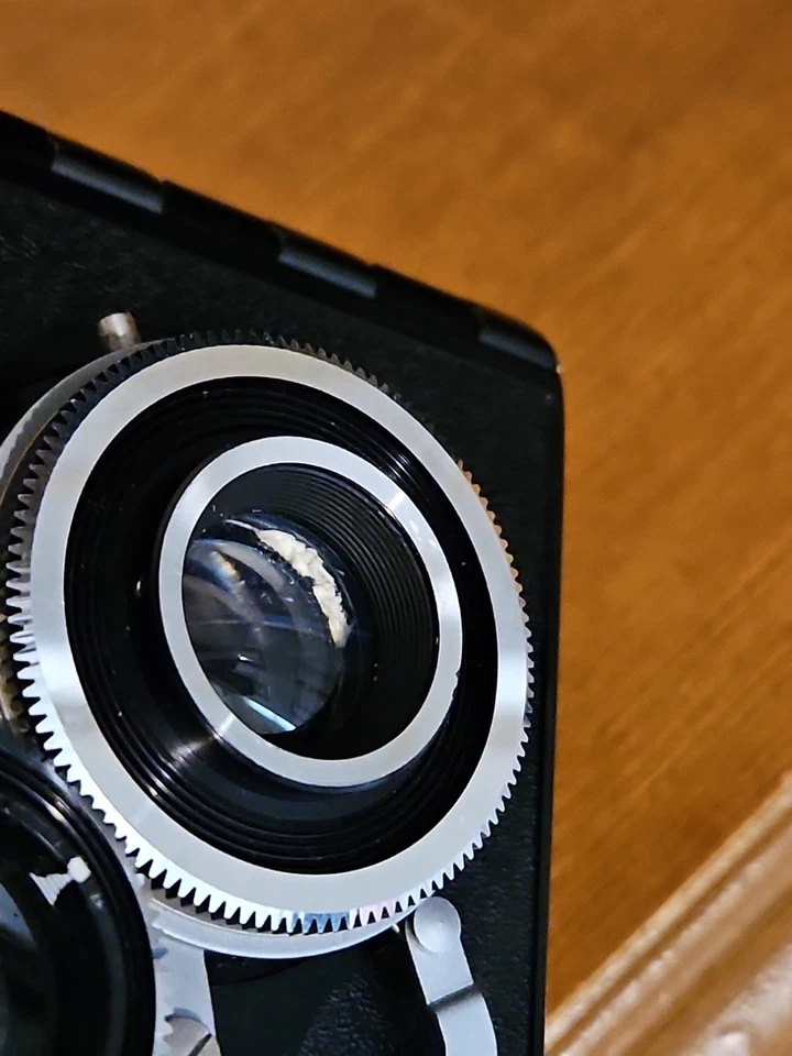 Câmera TLR estéreo LOMO Sputnik 6x6 formato médio URSS com estojo e carretéis vintage - Imagem 4 de 4