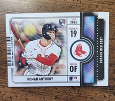 ROMAN ANTHONY 2026 Topps Series 1 Big Ticket Players Insert Rookie Card Red Sox