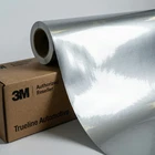 Gloss Sterling Silver - 3M 2080 G251  Vinyl Wrap Film All Sizes Dual Cast