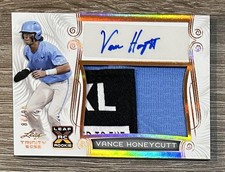 2023 Leaf Trinity #PA-VH1 Vance Honeycutt Patch Laundry Tag Bronze AUTO #/99