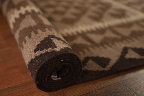 Nomadic Reversible Kilim Oriental Area Rug Wool Hand-woven Tribal Carpet 5'x7' - Picture 6 of 11