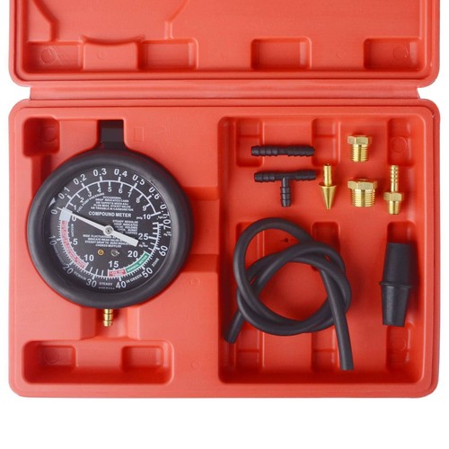 Fuel Pump Vacuum Tester Gauge Car Carburetor Carb Valve Pressure Test Tool kit - Picture 5 of 13