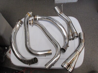 ?? Doremi ?? Exhaust Header Pipes 4 into 2 Fits: ?? Kawasaki Honda ??