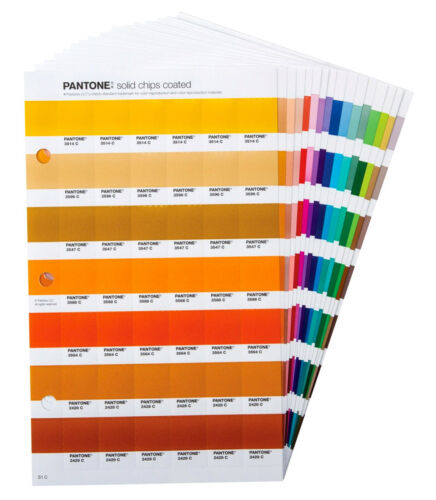 Feuilles de puces de couleur PANTONE - pages de remplacement individuelles [Pas de livre complet] - Photo 1 sur 3