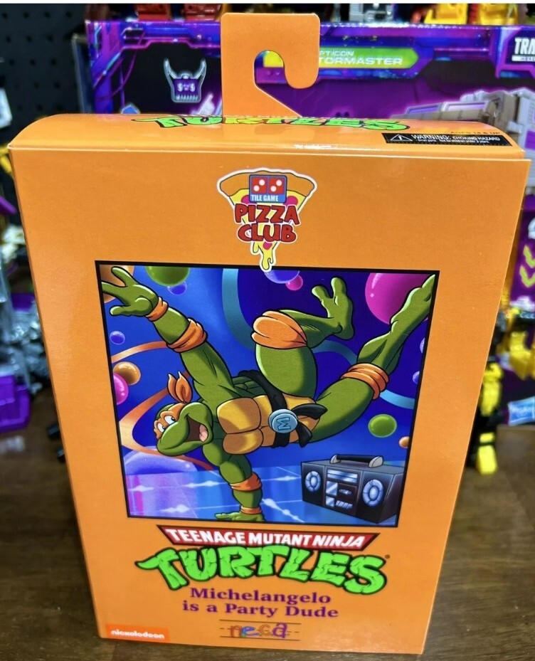 NECA TMNT Michelangelo Is A Party Dude 2024 Haulathon Target Pizza
