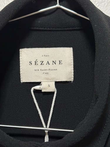 SEZANE SOFIA DRESS BLACK SIZE SMALL - Picture 5 of 7