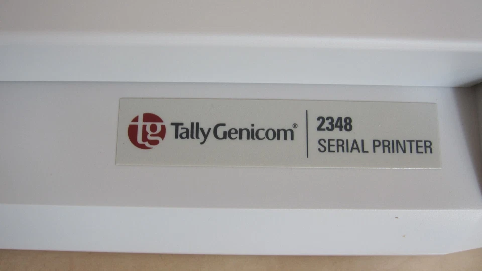 TALLY GENICOM 2348 SERIAL PRINTER - BRAND NEW IN OPEN BOX -  £ 150 .00 + VAT - Image 2 of 4