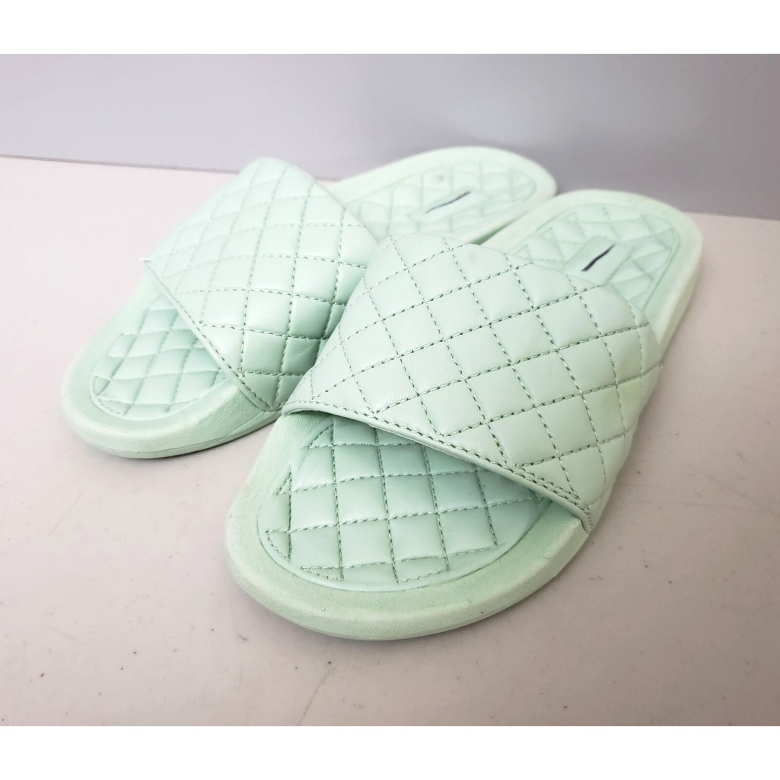 Sandali APL Lusso slide da donna trapuntati in pelle taglia 6 36