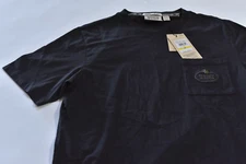 Scotch & Soda Amsterdam Men's Tee Size Medium Black Embroidered Logo - Pocket