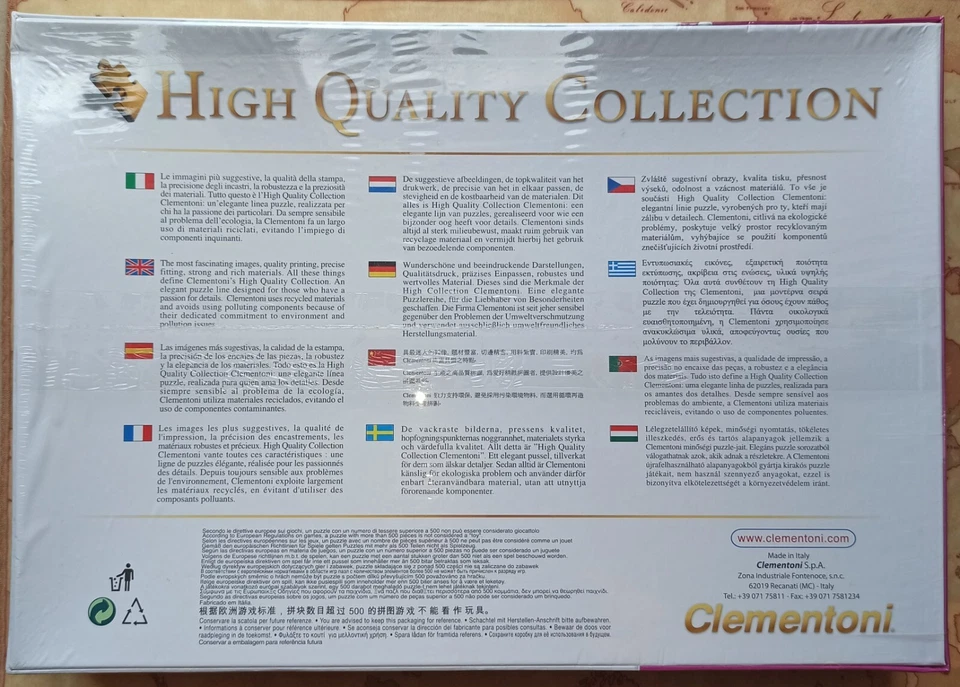 CLEMENTONI Puzzle Biancaneve Panorama 1000 Pezzi cm 98 x 33 Art. 39004 Sigillato - Immagine 2 di 3