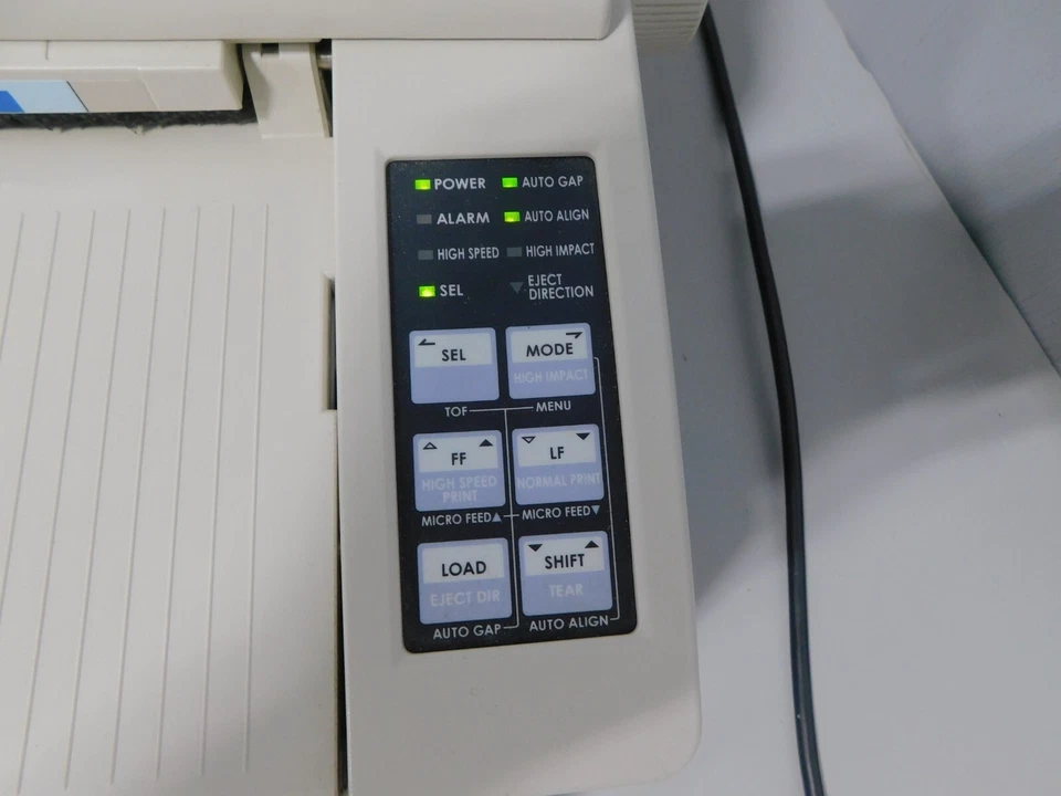 OKI Data Microline ML8480FB 24-Pin Dot Matrix Printer (Read) - Image 4 of 4