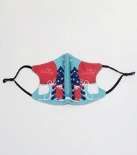 4 PCS Adjustable Christmas Face Masks for Women/Unisex/Teens Holiday Mask