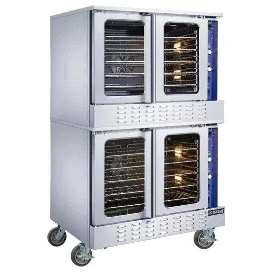 Horno comercial de doble convección - Equipo de cocina para restaurante y panadería