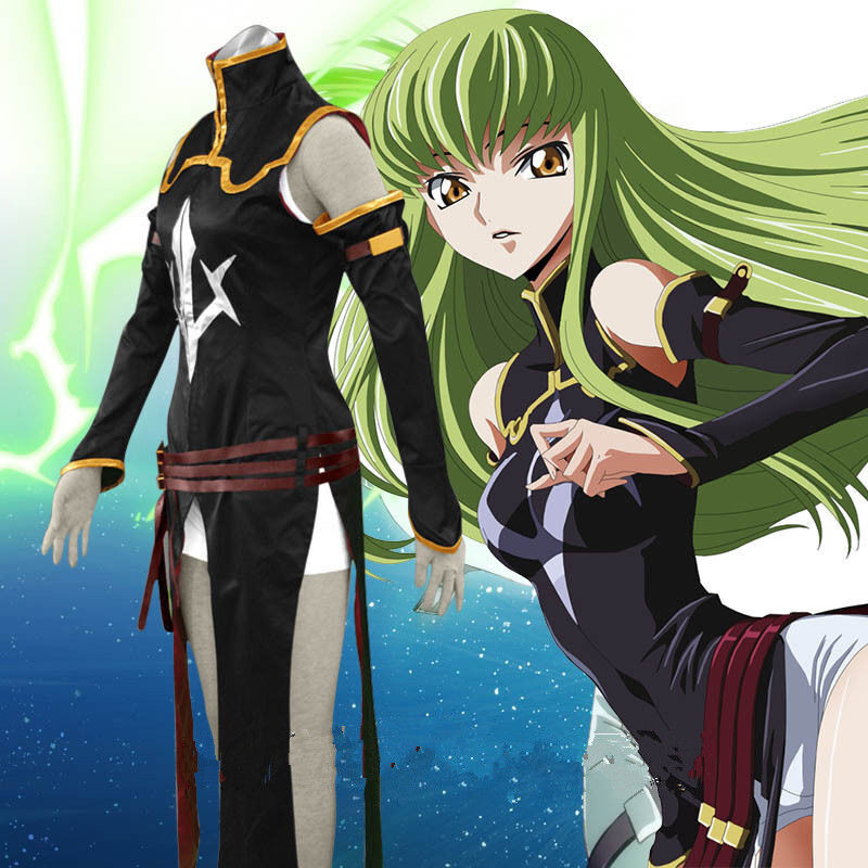 Code Geass C.C. CC White Suit Cosplay Costume