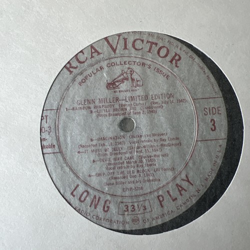 RCA Victor Collectors Issue Glenn Miller and His Orchestra Limited Edition - Picture 10 of 20