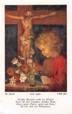 Flei&szlig;bildchen Heiligenbild Gebetbild Sp&ouml;tl" Holy card Ars sacra" 10595"