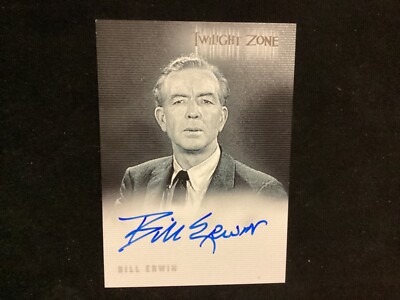 TWILIGHT ZONE A-89 BILL ERWIN AUTOGRAPHED CARD