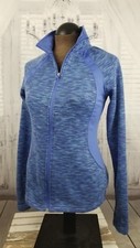 Tek zip gear tg sz S small coat jacket activewear blue women sweatshirt running