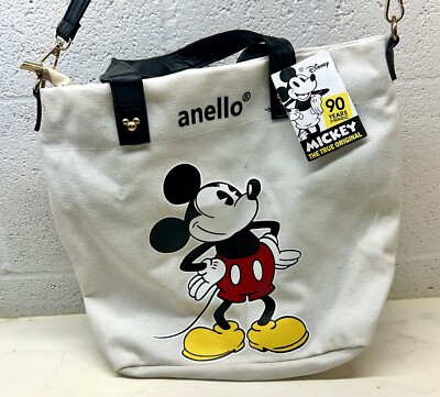 Disney MICKEY MOUSE hand shoulder Purse Bag by Anello 90th