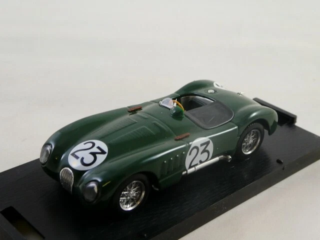 Brumm Jaguar C Type #23 Johnson Biondetti Le Mans 1951 1/43 R356C - Imagem 2 de 3