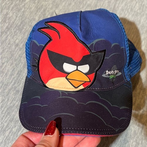Angry Birds Space baseball cap hat youth kid adjustable blue unisex Y2K game new - Picture 2 of 11