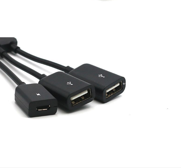 Veemoon Cavo Otg Usb Con Hub Doppio Porta Maschio Femmina - Foto 8