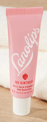 Lanolips 101 Ointment Multi-Balm in Strawberry 10g / .35 oz Full Size BNIP