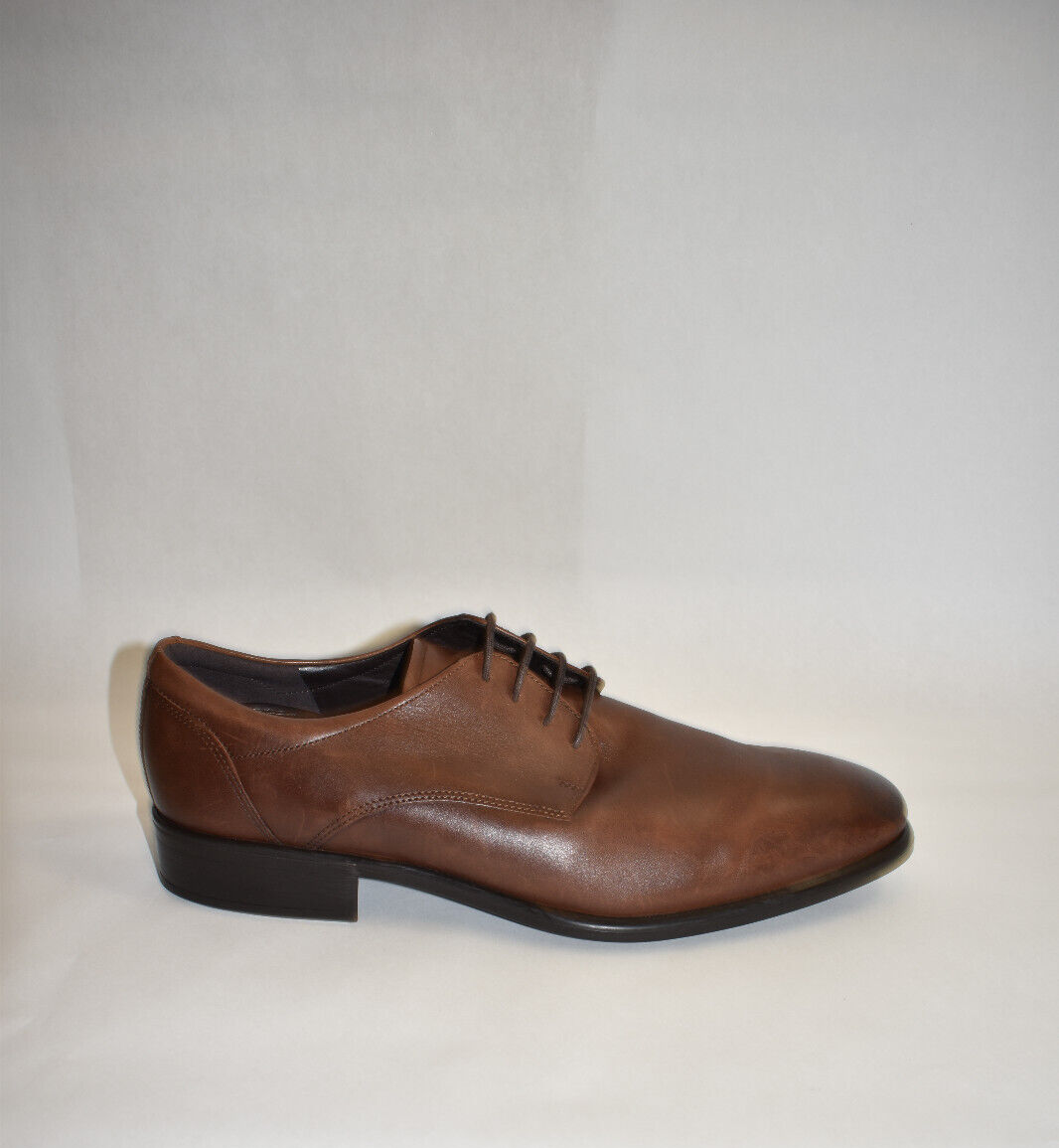 New! Ecco Citytray Plain Toe Derby Brown Size 46 EU 12-12.5 