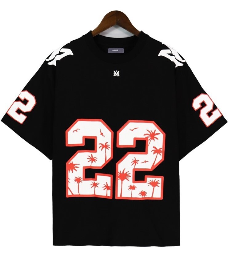 【AMIRI】22 Tシャツ AMIRI 22 Palm Tree Jersey TEE T Shirt - Black & White | eBay
