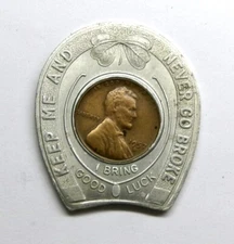 VINTAGE 1957 Sunshine Inn-Cafe-Motel Kellogg Idaho Encased Coin Cent Token