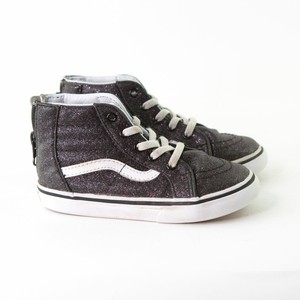 sparkly high top vans