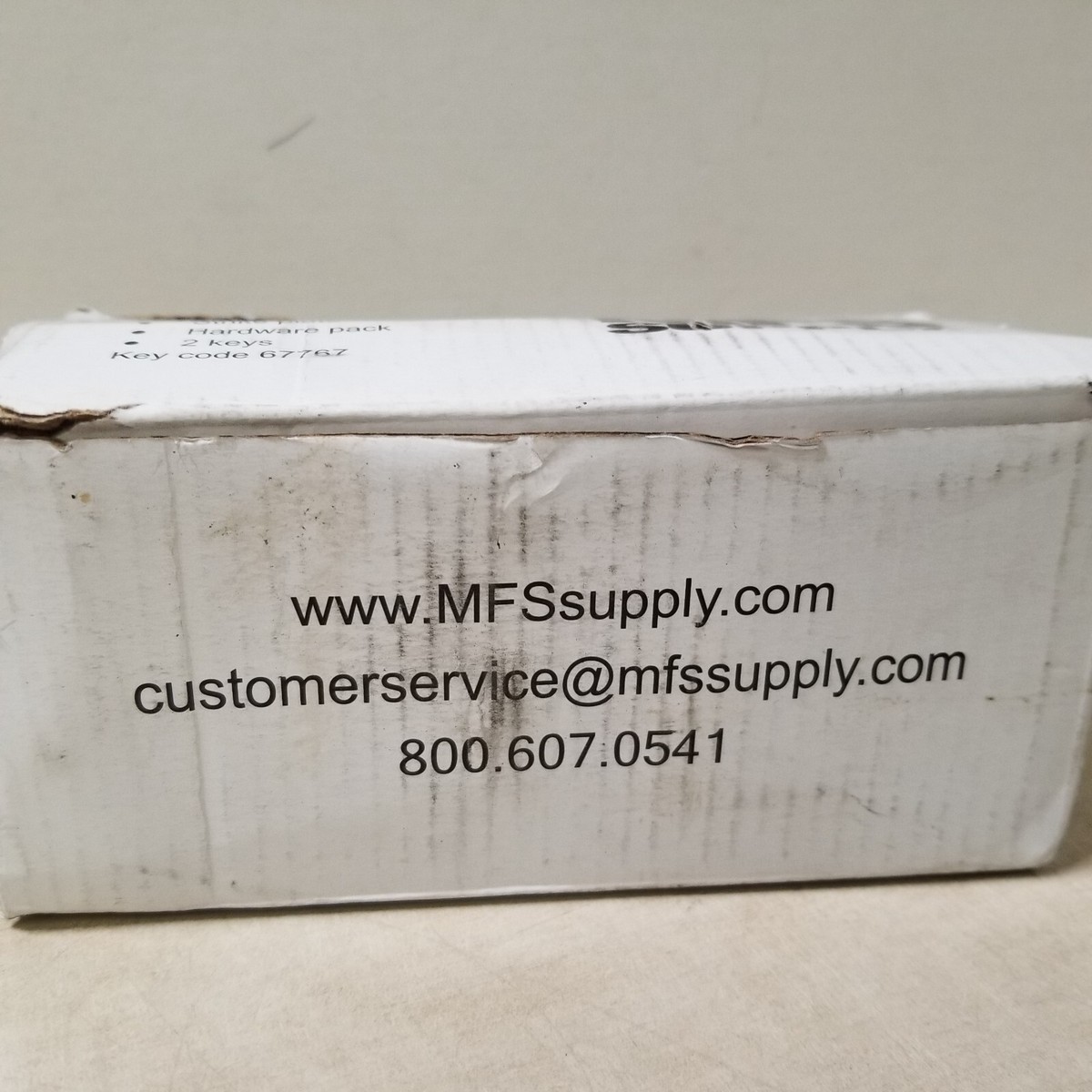 MFS Supply 67767 Polished Brass Entry Lock, Adjustable Back-Set
