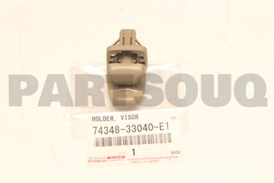 Genuine Toyota 7434833040E1 Holder Visor 74348-33040-E1 | OE