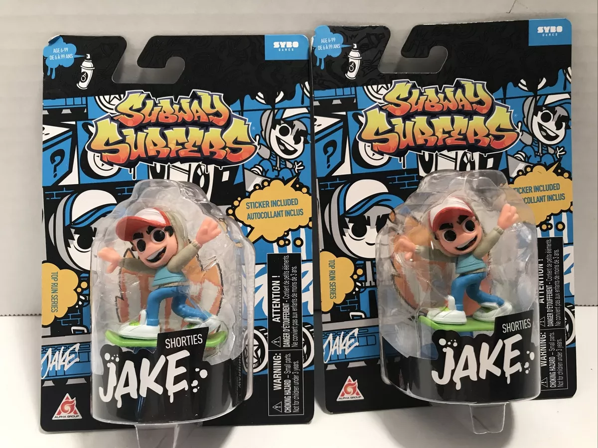 Lot of 2 Subway Surfers Mini Figures: Jake and Tricky Brand New