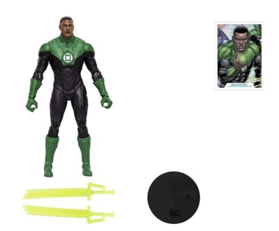 DC Multiverse GREEN LANTERN JOHN STEWART Complete NO PKG 7'' No Frost King BAF