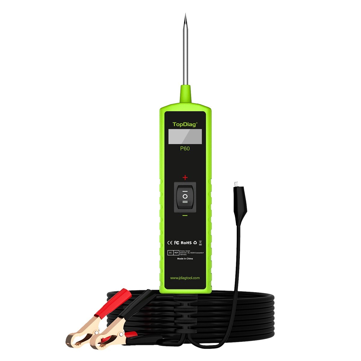 Topdiag P60 Power Circuit Probe Tester – AC/DC Voltage & Short Circuit Finder For Cars