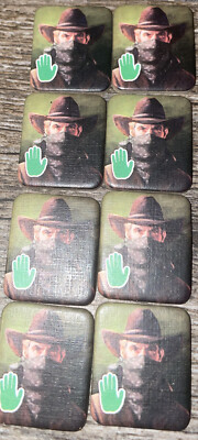 Great Western Trail (2nd Edition) Game Plan B Replacement Parts 8 Green Owtlaws