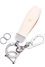 Leather Car Keychain Universal Key Holder Fob Keychain Leather Key Chain Holder