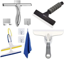 silicone Shower Squeegee with hook 12 inch Shower Squeegee window glass door Car