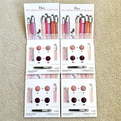 Dior Plump & Glow To The Max Lip Balm Maximizer Berry 006 + Pink 001 Sample Pack
