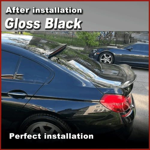 Fit for BMW 640i 650i M6 Gran Coupe 12UP Gloss Black Rear Roof Spoiler Top Wing - Picture 4 of 11