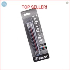 PILOT Dr. Grip 4+1 Multi-Function Ballpoint Ink Refills, Fine Point, Black/Red/B