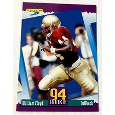 1994 Pinnacle Score '94 Rookie NFL Card #298 William Floyd San Francisco 49ers. rookie card picture