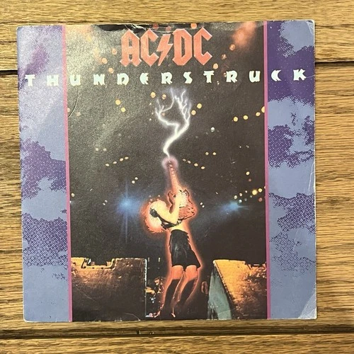 AC/DC Thunderstruck UK 7” Vinyl Record Rock Metal