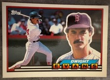 DWIGHT EVANS 1989 TOPPS BIG, #193, BOSTON RED SOX
