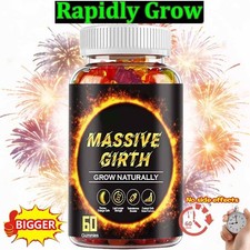  1 ENLARGER BEST-MALE THICKER LONGER BIGGER 4" GROWTH ENLARGEMENT 60 GUMMIES