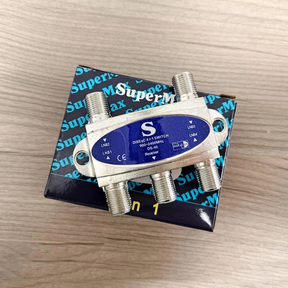 Nuevo Interruptor DISEqC Impermeable 4/8x1 FTA Multi-Interruptor para Receptor de Satélite