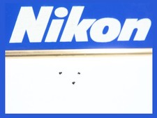 210793 NIKON FM2 BOTTOM COVER SCREWS BLACK 1 SET QUANTITY 3 SCREWS USED